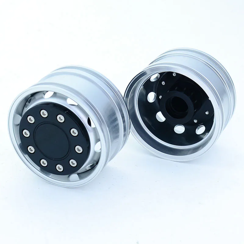 AXspeed 4-pack metalen achterwielnaafvelgen met rubberen