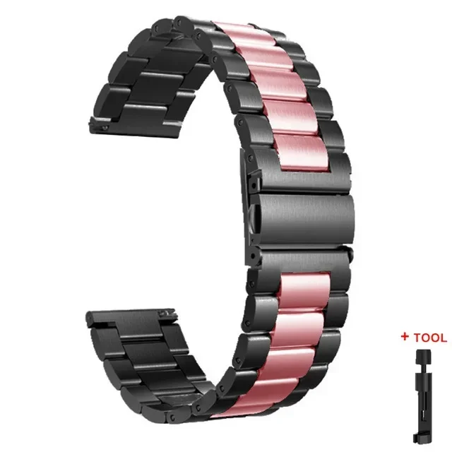 Stainless Steel Metal Watchband Bracelet Replacement Strap