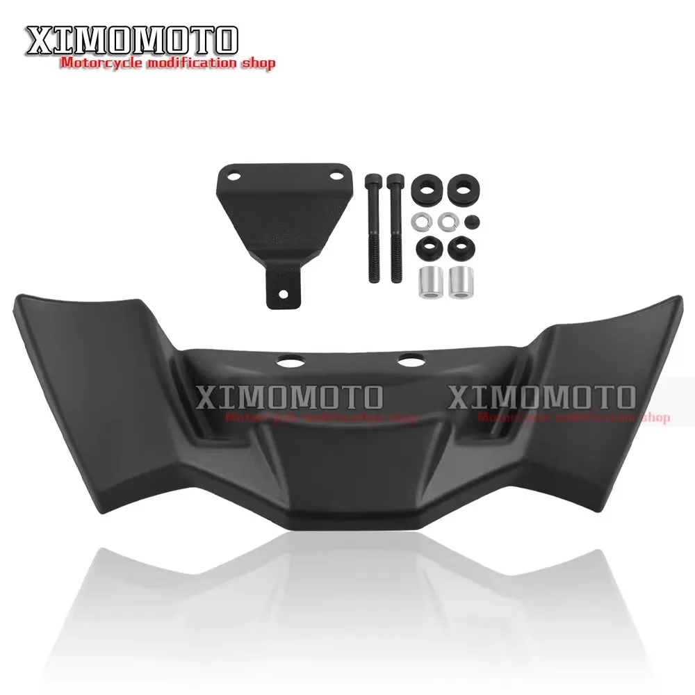 Aerodynamic Winglet Fairing for Motorcycles - Enhanced Downforce Spoiler for Naked Front