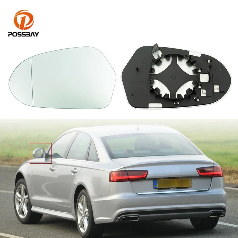 

Автомобильное зеркало заднего вида с подогревом, выпуклое зеркало заднего вида для Audi A6 2011-2014 2015 2016 2017 2018, автомобильные внешние аксессуары