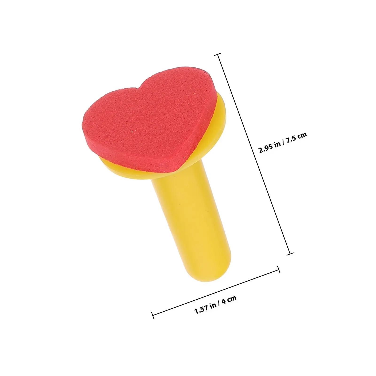안전하고 부드럽고 가벼운 DIY 아트 공예 용품을 위한 5Pcs 페인팅 스폰지 스탬퍼 세트 수채화 아크릴 오일에 적합