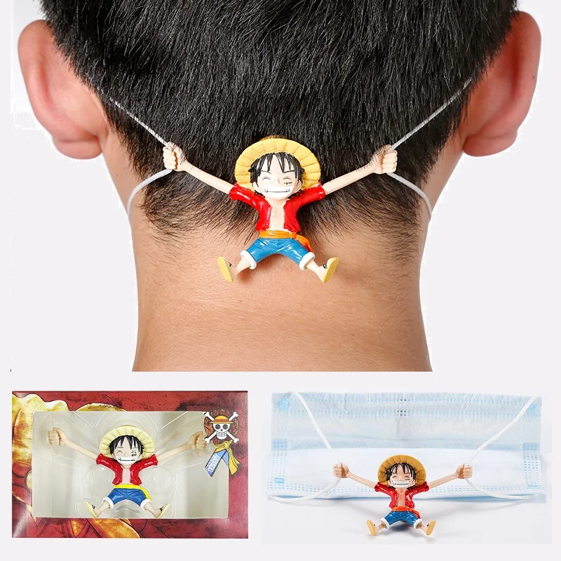 Креативная маска Luffy кукольная с аниме защитная на шнурке нескользящим крючком