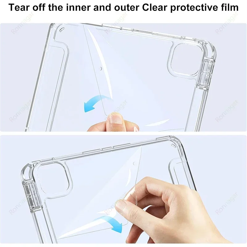 Premium Y-Fold Leather Tablet Case with Pencil Holder