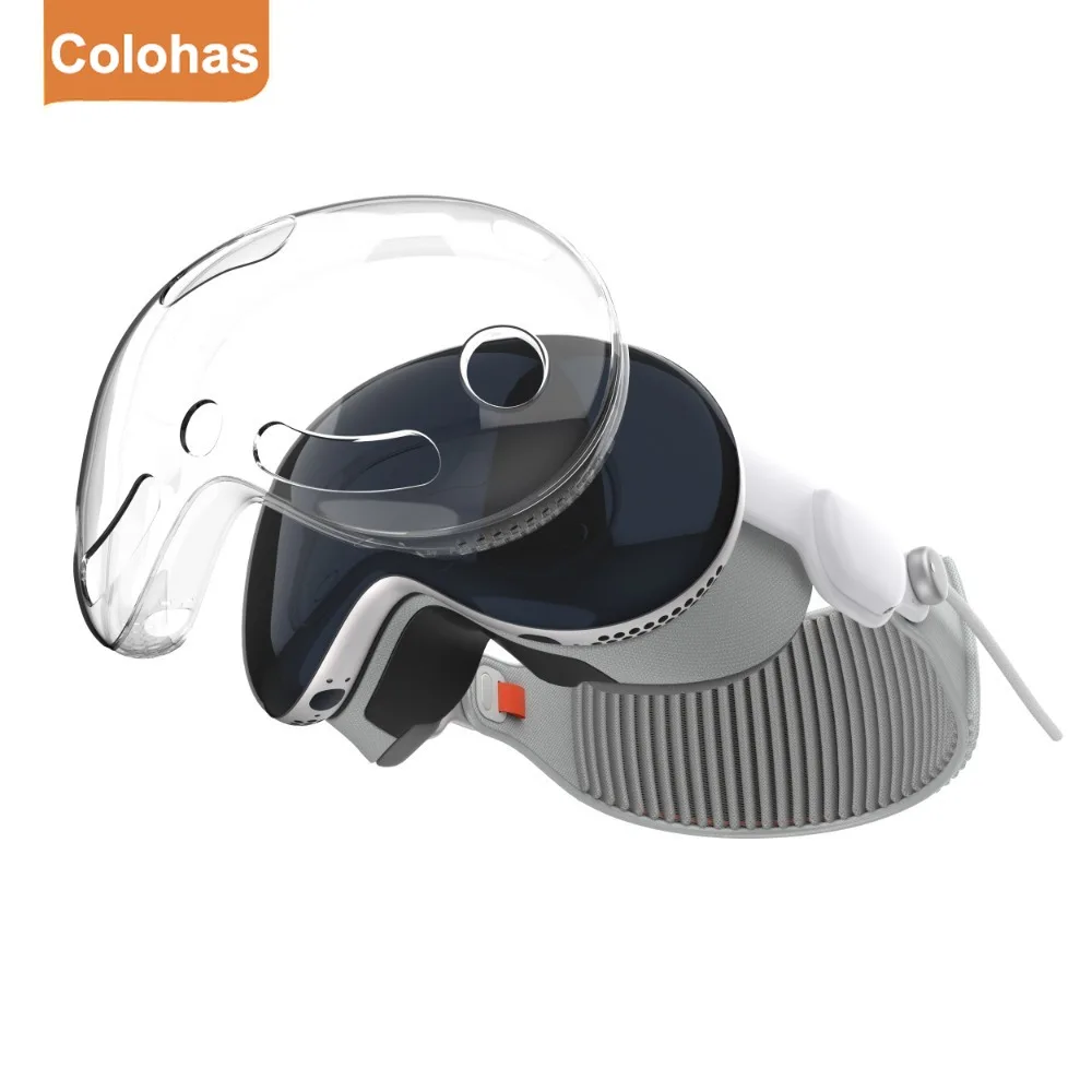 Custodia Protettiva Per Casco Vr Custodia Protettiva Antiurto Per Pc + Tpu Per Cuffie Vision Pro Vr 2024 Accessori Per Custodia Apple Vision Pro