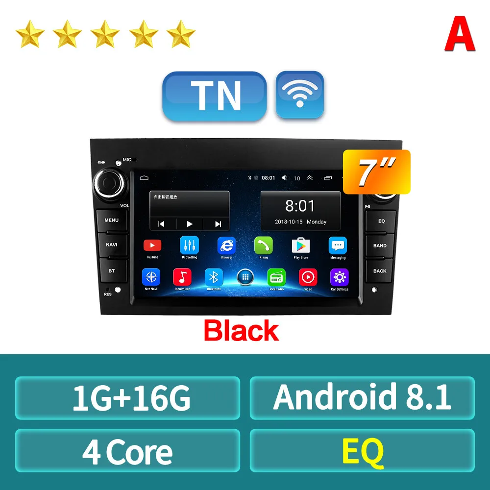 4G Android Car Radio Multimedia Video Player For Opel Astra Antara Vectra Corsa Zafira Meriva vivara Vivaro Navigation GPS 2din car movie player