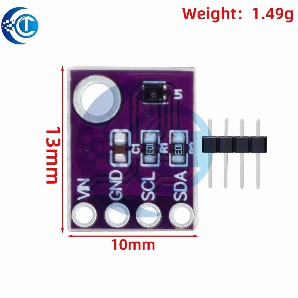 Moduli Sensore SHT31/SHT41/SHT45 SHT30: Rilevatori Digitali I2C di Temperatura e Umidità per Monitoraggio Ambientale - immagine 5