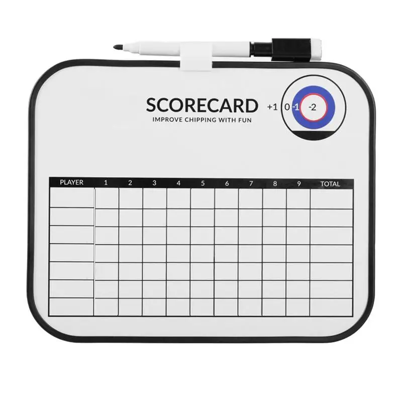 

Golf Referee Cards Reusable Write-On Golf Score Sheet Double-sided Sports Supplies For Yardage Par Number Of Holes And Dates