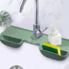Silicone Sink Splash Guard Waterproof And Mildew-Proof Mat Draining Organization Plate For Kitchen Sink Storage 1