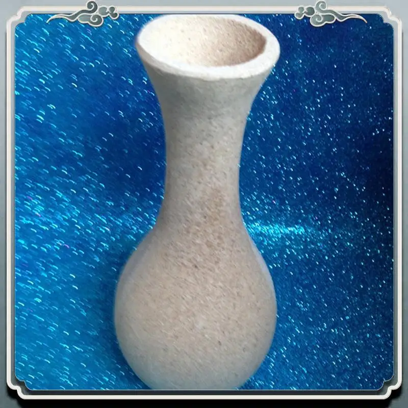Durable DIY Flower Vase Drawing Craft For Kids, 5Pcs Unfinished Vase Wooden Flower Handmade Floral DIY Painting Toys