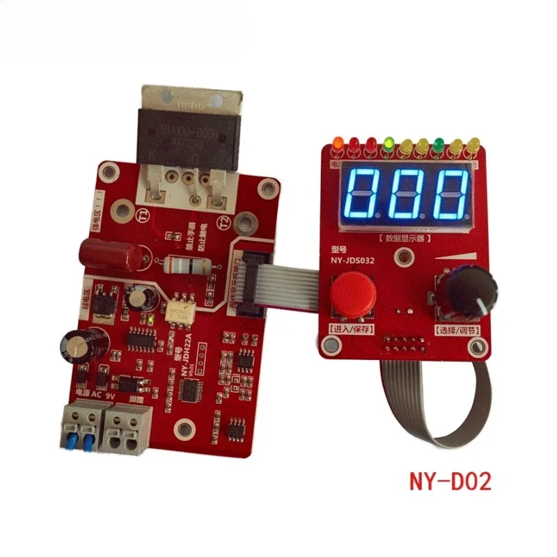 Ny-D02 Doppio Impulso Saldatrice A Punti Encoder Time Digit Module Pannello Di Controllo Piastra Regolatore Di Corrente Regolabile