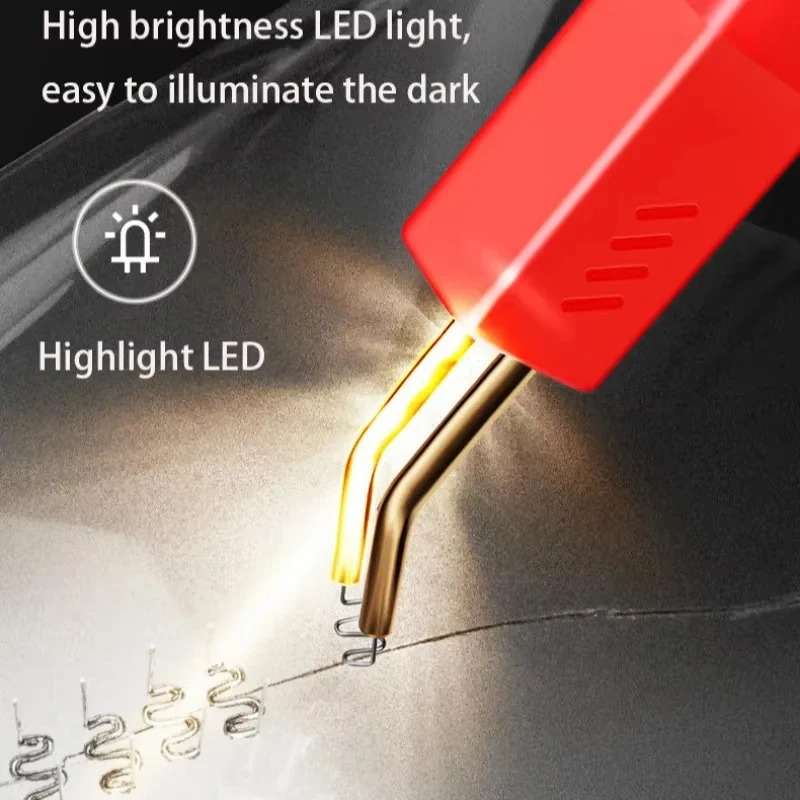 50W 플라스틱 용접기 2 in 1 핫 스테이플러 자동차 범퍼 카약 수리 키트 4가지 종류의 스테이플 EU 플러그 DIY