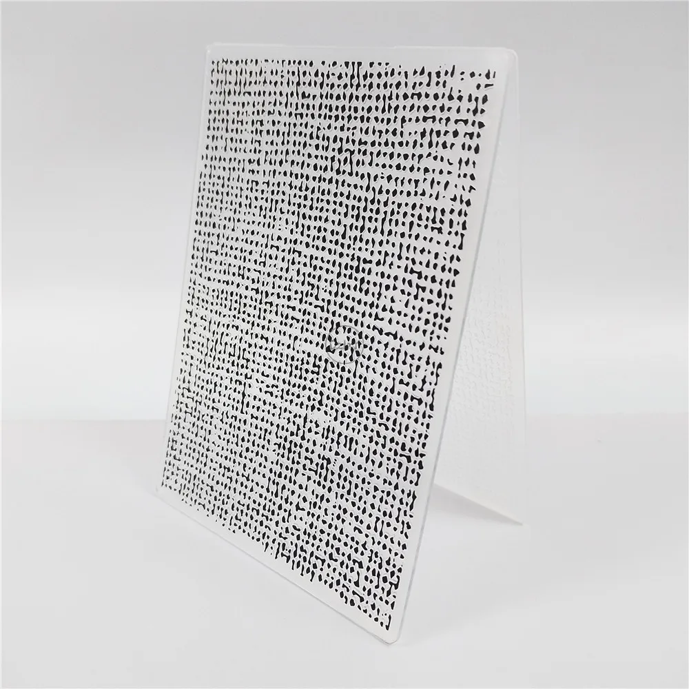 Irregular Background Embossing Folders for Scrapbooking Paper Album Cards Making Supplies 3D Plastic Stencils Crafts
