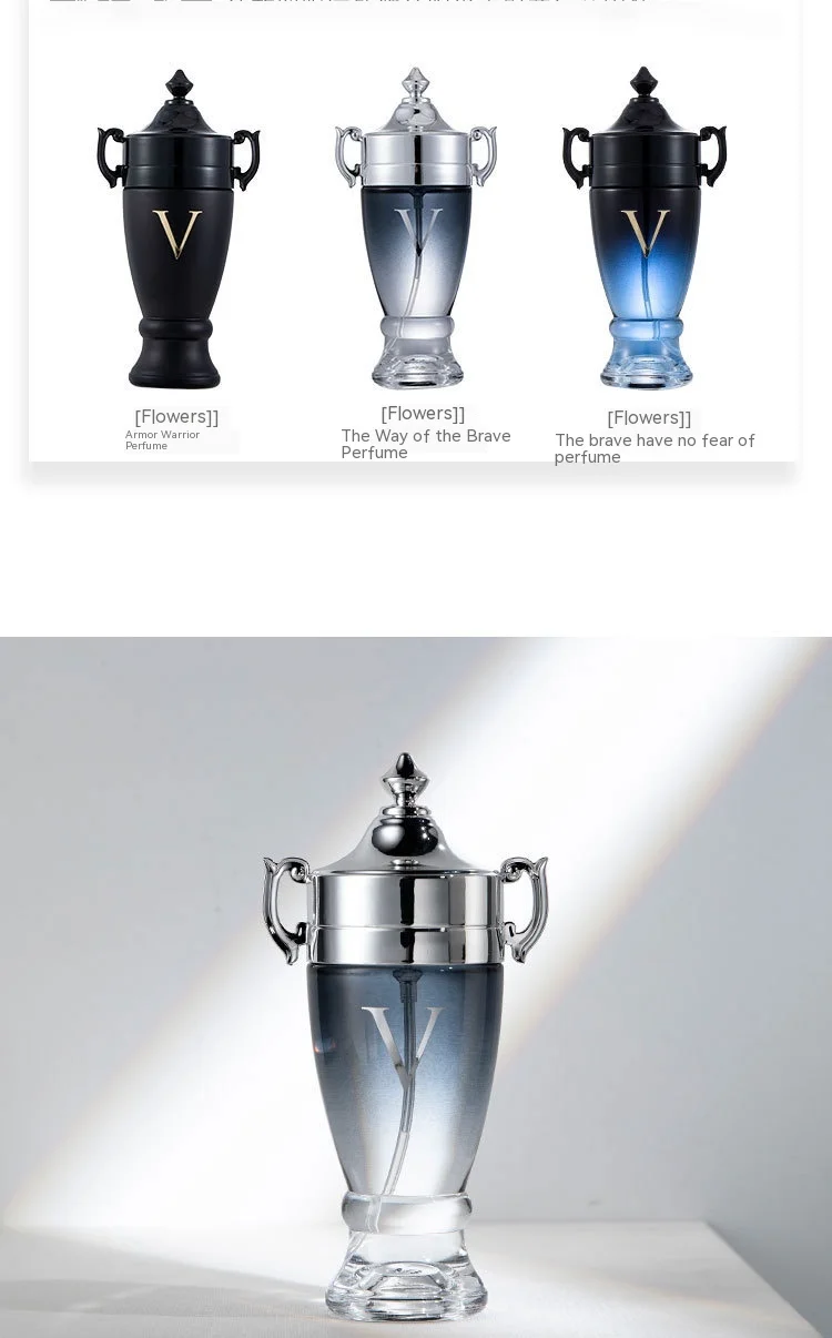 2024 Hot New Flower Tale Of The Warrior's Water Legend Trophy Profumo da uomo 50 ml Flacone grande di Gulong Fresco e durevole_voghion.com