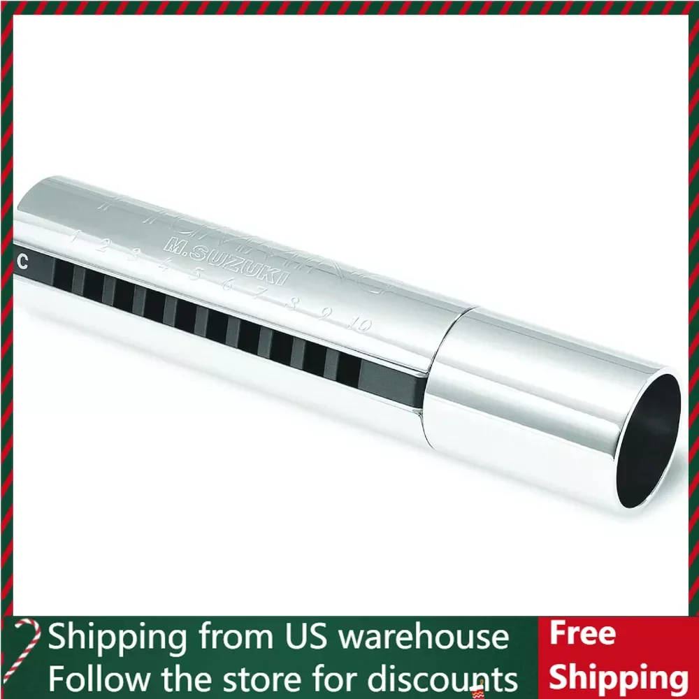 

Other Harmonica Musical Instruments Silver (PH-20-C) Free Shipping Professional