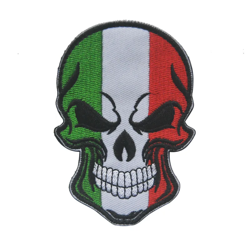 Italy Flag Patches Sicily Sardinia Sicilia Emblems Appliques Italian Shield Rubber/pvc Embroidered Badges