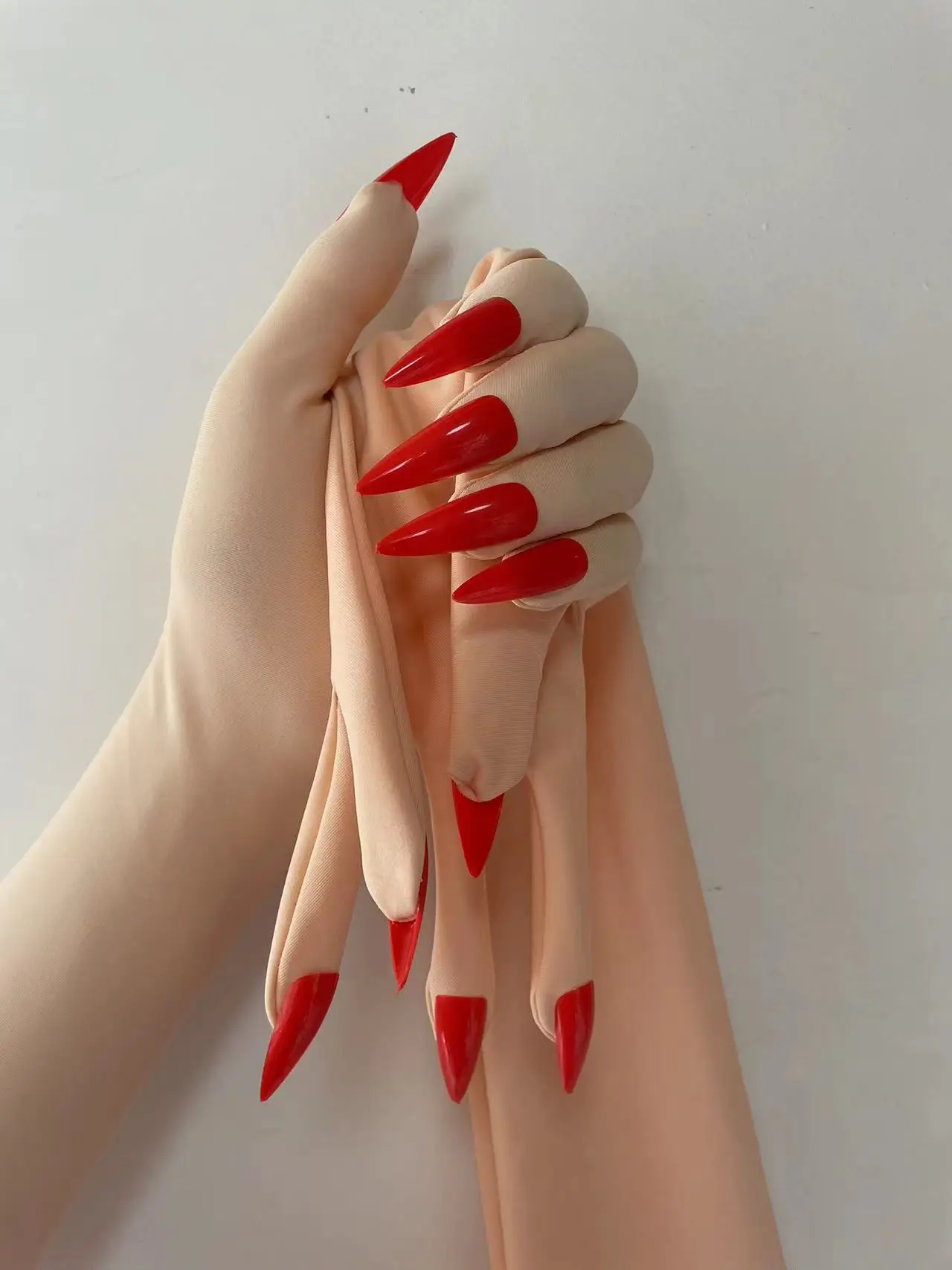 Guanti Halloween Con Unghie Lunghe - Neri, In Poliestere, Per Costumi E Feste A Tema - Foto 5