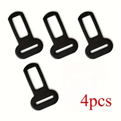 Pet Seat Belt Adapters with Metal Clips (4pcs)