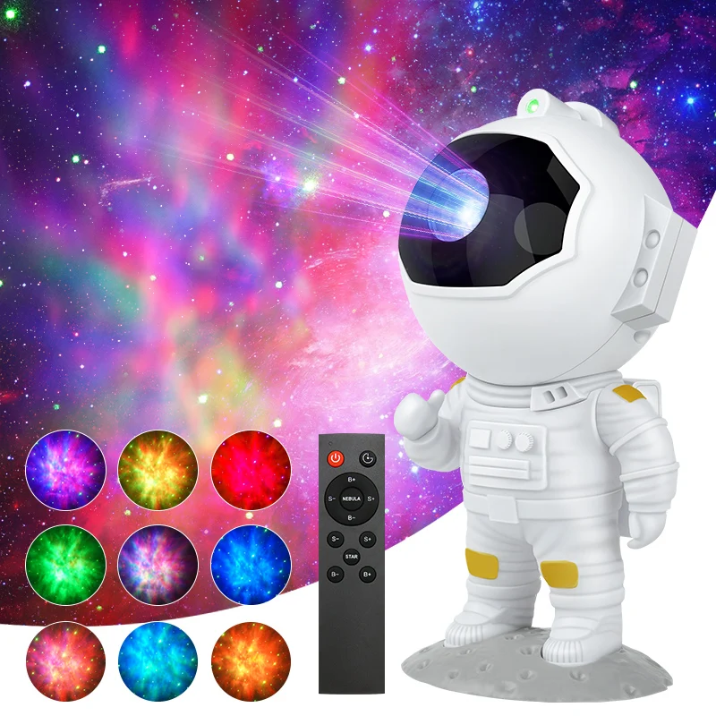 Star Projector Galaxy Night Light Astronauta Nebula Galaxy Proiettore Spaziale Starry Nebula Regalo Per Bambini Adulti Per Camera Da Letto