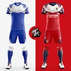 Custom Sublimation Printing Football Jersey Polyester Soccer Uniform Club Team Football Uniform Breathable Soccer Jersey For Men 4