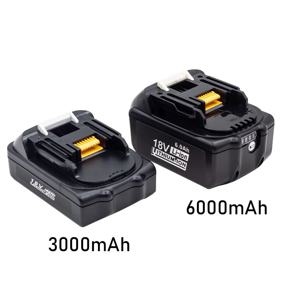 

18V 3000mAh/6000mAh For Makita 18v Battery BL1860 Rechargeable Li-ion Battery BL1840 BL1850 BL1830 BL1860B LXT 400 3Ah/6Ah