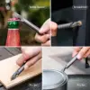 Titanium Pocket Pry Bar,EDC Keychain Carabiner Multitool Prybar Outdoor Tool Heavy Duty,Key Chain Gadgets for Men (Ti Pry Bar) 3