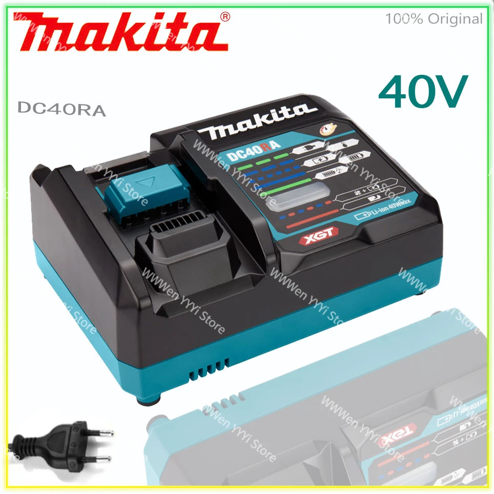 

DC40RA 100% Original Makita 40V Max XGT Rapid Optimum Charger Digital Display 40V Lithium Battery Charger Dual Fan Design
