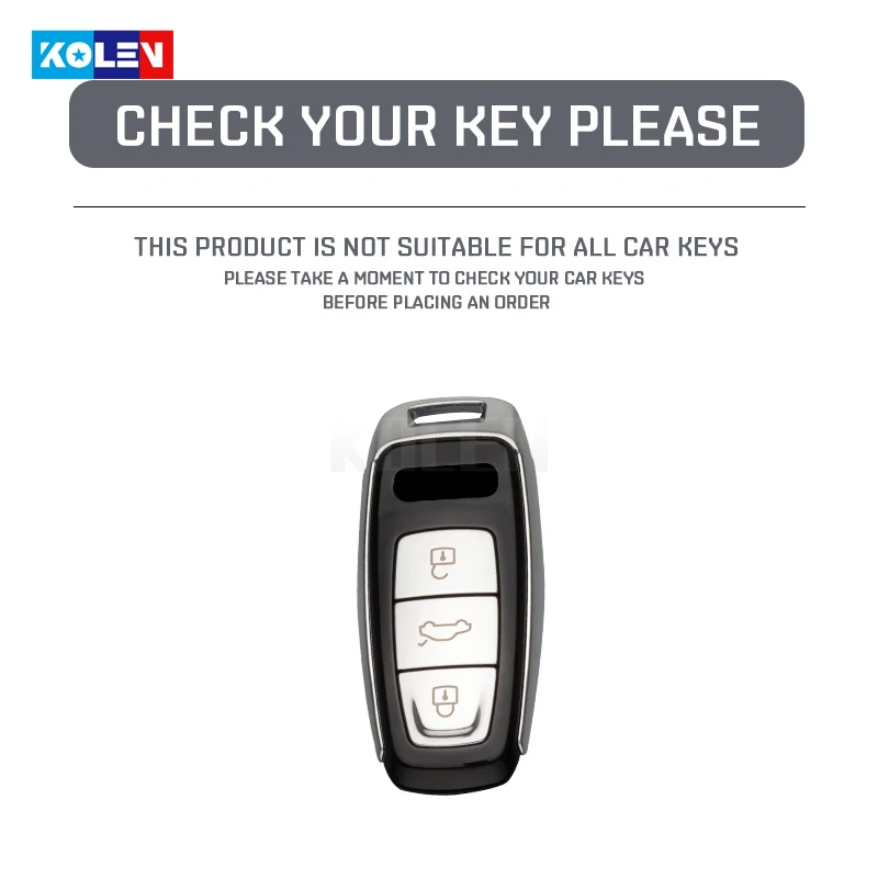 Soft TPU Car Remote Key Case Cover Shell Audi A6 A7 A8 E-tron Q5 Q7 Q8 C8 D5 Protector Holder Fob Accessories key case cover,car key shell