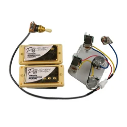 Upgrade Epi ProBucker Humbucker Guitar Pickups Alnico 5 Coil Split Push Pull Switch Wiring Harness set Guitar Parts