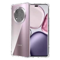 Shockproof Airbag TPU Protective Phone Case for Honor X9c Smart (Transparent)