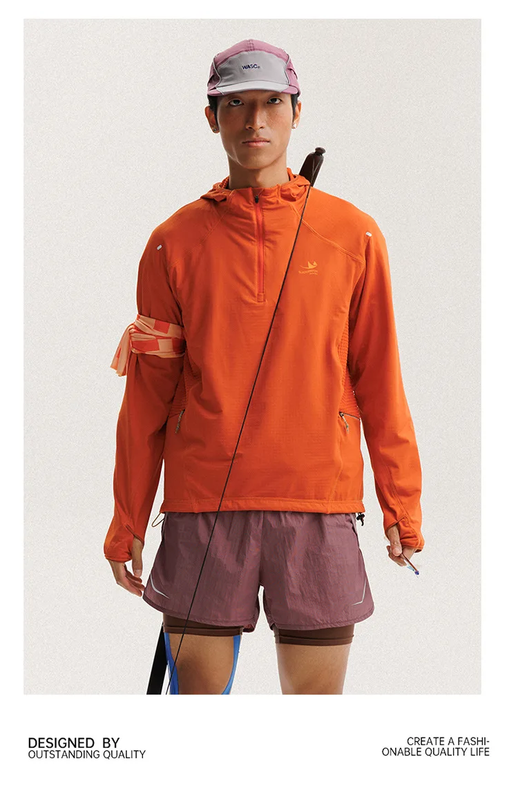 Sports Quick - Dry Hooded Jacket: Engineered for Running, Fitness, and Beyond—Breathable, Durable, Versatile Fit