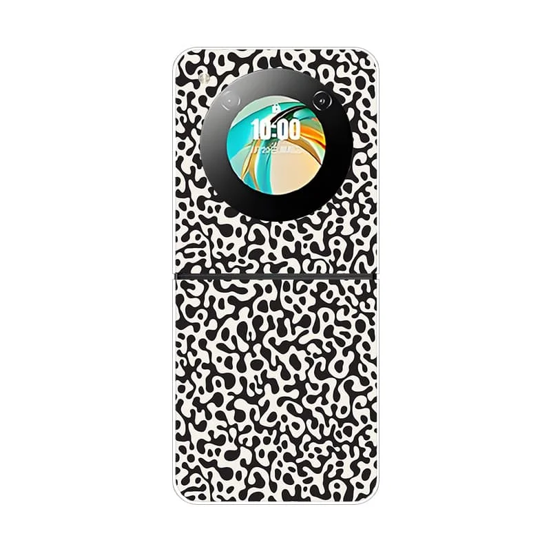Soft Matte Silicone Back Cover with Fashion Painted Design