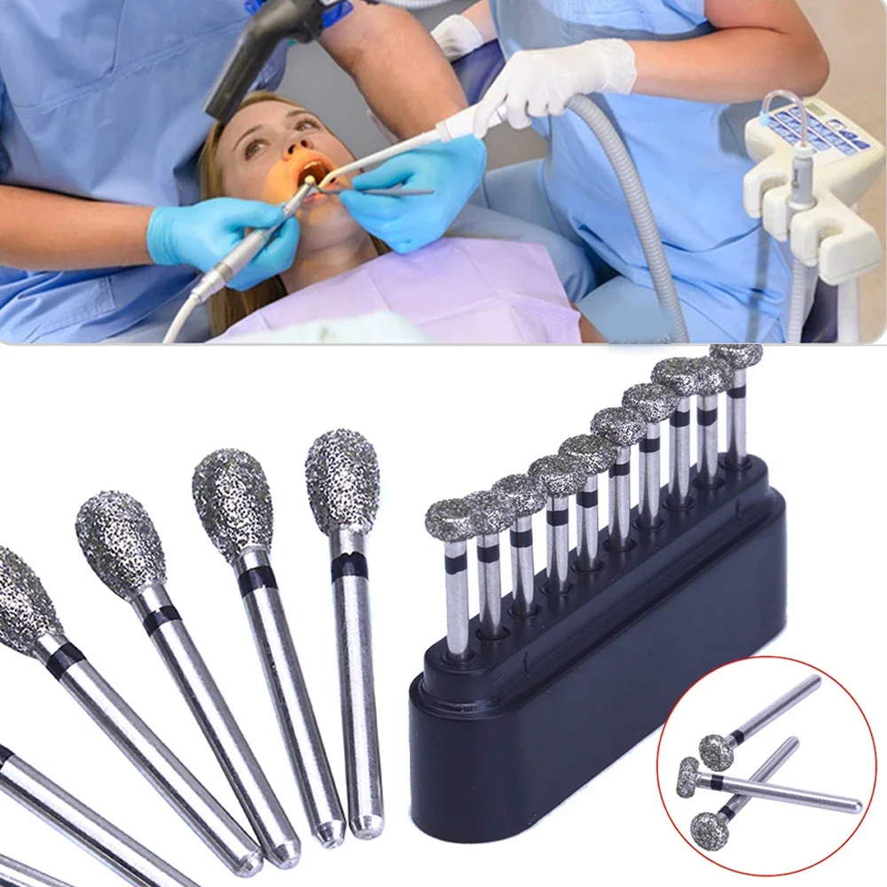 DentalDiamondBurSetDrillDentalHighSpeedHandpieceDentalBursMultipleModelsOptional