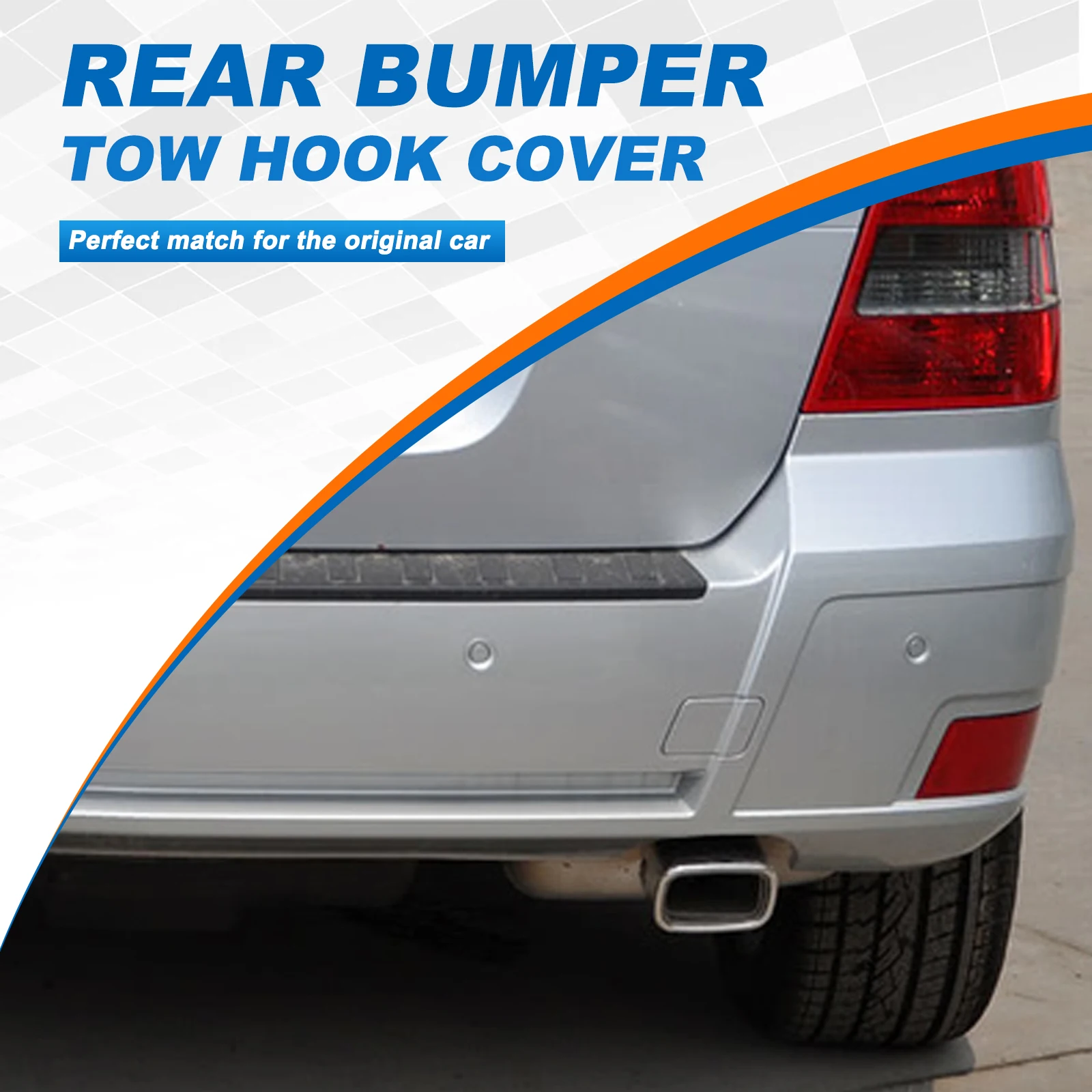 Rear Bumper Tow Hook Cover Cap Towing Eye For Mercedes Benz X204 GLK300 GLK350 Accessories 2009-2012 A2048853223