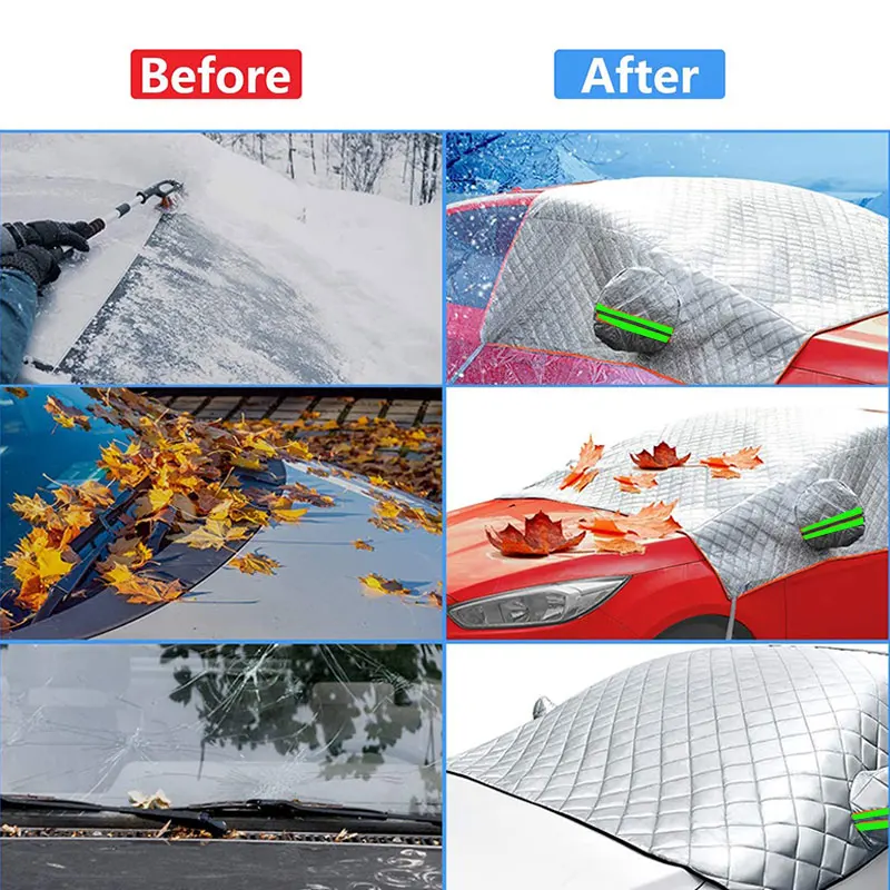 For Tesla Model 3 Winter Windshield Snow Cover Car Sun Shade Block Frost Protection Model Y Anti-ice Front Windscreen Cover