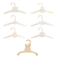E15D 10 Pieces Set Multipurpose Sturdy Hangers Accessory for Infant Clothing Space Saving Designs for Baby Wardrobes 1