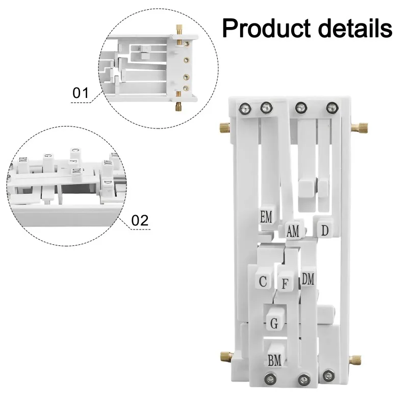 A Must-have Learning Accessory for Beginners, Guitar Chord Press, Portable One Key Chord Aid Tool, Suitable for Beginners