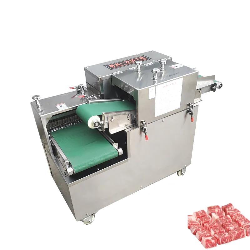 

Automatic Small Meat Strips Slicing Cutting Machine Beef Pork Meat Chicken Breast Jerky Frozen Fresh Meat Slicer