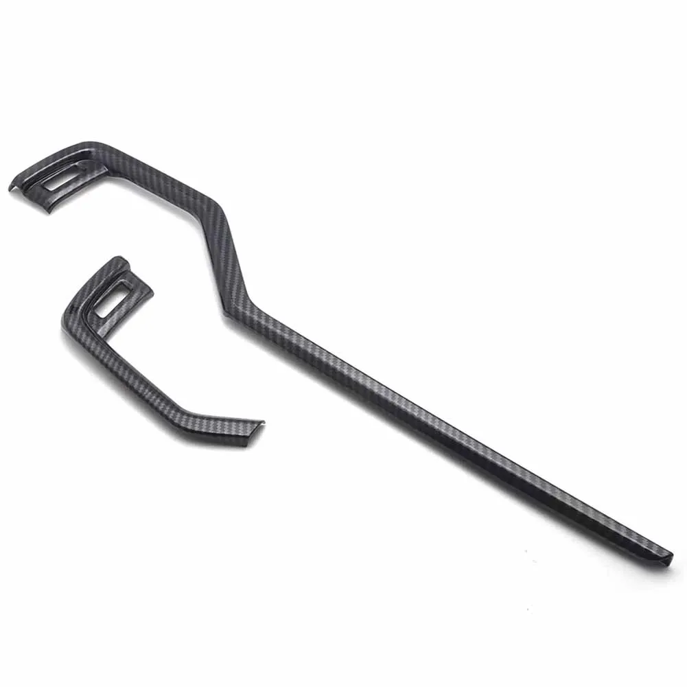 Superior Quality Carbon Fiber Console Dashboard Stripe Air Outlet Cover Compatible with For Toyota For RAV4 2019 2023