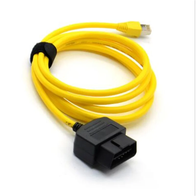 Hot Sell ESYS Data Cable for BMW ENET Ethernet to OBD Interface E-SYS ICOM F-Series Coding OBD2 Diagnostic Cable ping