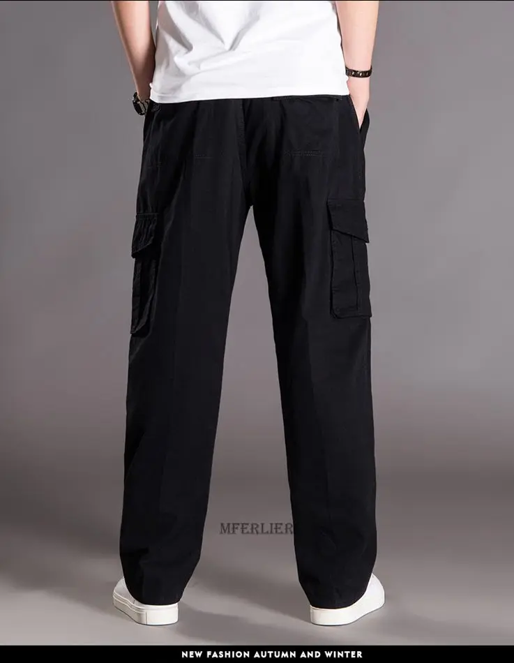 Pantalon Cargo Homme Large Militaire Camouflage Pantalon Cargo Ample Homme Grande Taille Pas Cher Hiver Avec Poche Chic Casual Sport Vacances Sweatpants (Blue, 34