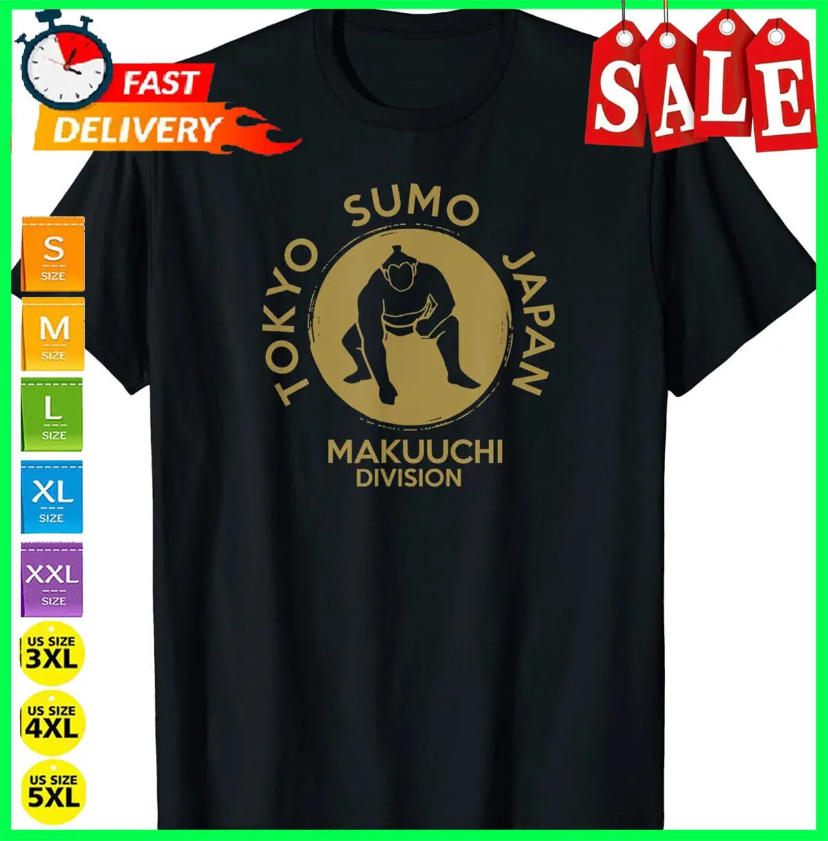 Nuova T-Shirt Limited Sumo Wrestling Japan Tokyo