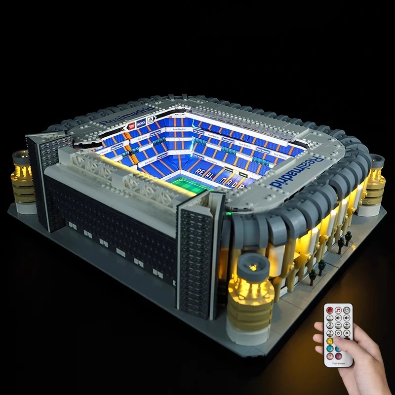 레고 레알 마드리드 산티아고 베르나베우 경기장10299에 적합한 모델 LED 조명 세트 없음(빌딩 블록 제외)
