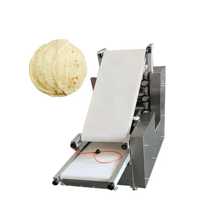 Automatic Pizza Dough Base Forming Machine Pizza Crust Making Machine Arabic Pita Tortilla Bread Machine