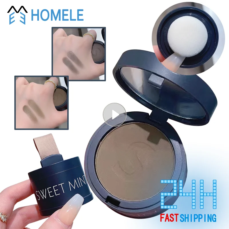 Sweet Mint Hairline Powder Hair Replacement Filling Forehead Cover Waterproof Sweat-Proof HairLine Modification Shadow Powder