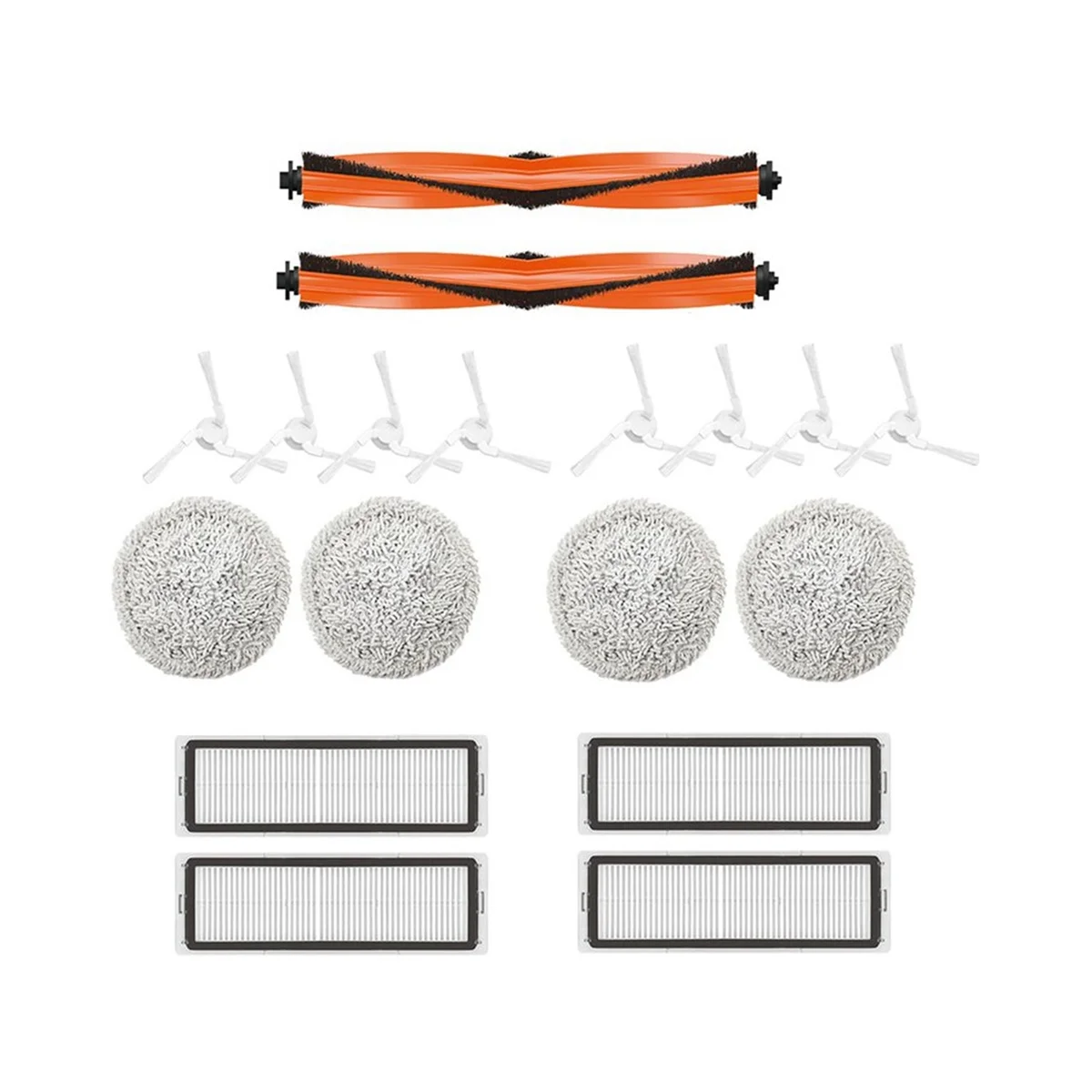 

Для STYTJ06ZHM аксессуары для робота-пылесоса, основная боковая щетка, HEPA фильтр, Швабра, ткань для очистки, запасные части