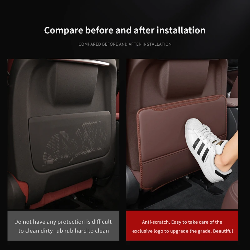 Land Rover Range Rover Defender Discovery 4 Evoque Velar Freelander car seat back protector anti-kick pad rear seat storage bag