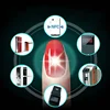 5/1pcs NFC Nail Stickers LED Light Source Nail Art Tips Lighting for Mobile Phone Nail Lamp Glow in The Dark Manicure Decor 3
