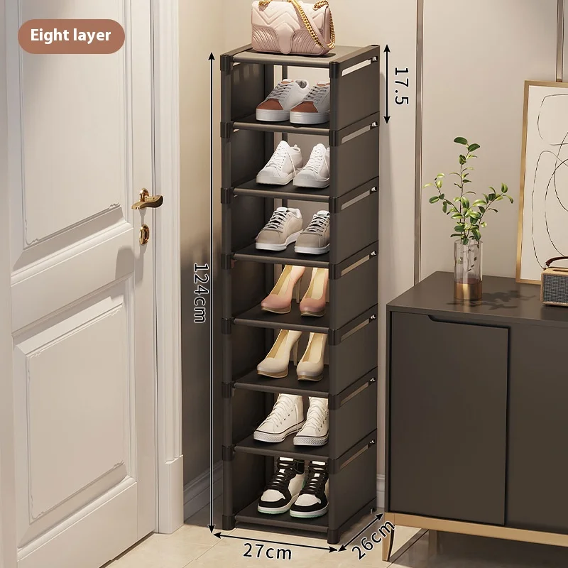 Multiple Layers Stackable Shoe Cabinet Space Saving Sneaker Organizer Adjustable Shoes Storage for Wall Corner Shoes Shelf shoe rack shoe organizer shoe cabinet