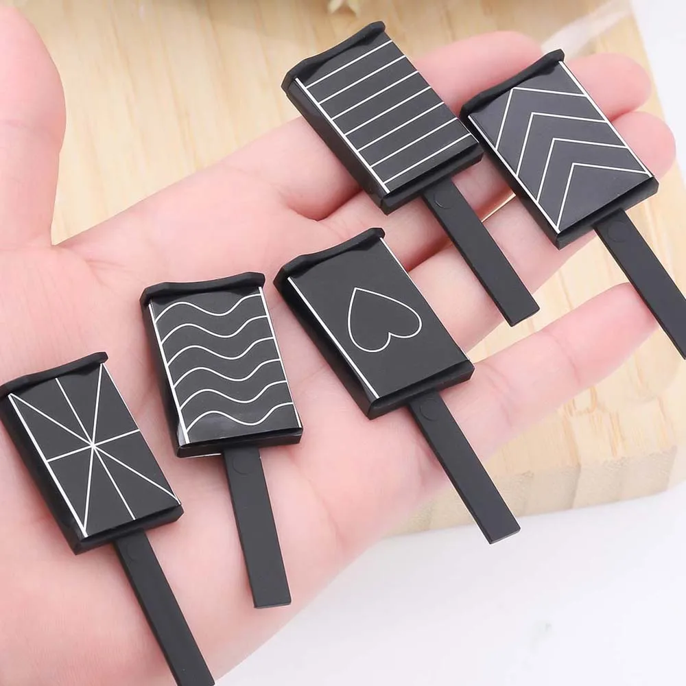 

5Pcs/set Line Strip Heart Cross Shape Cat Eye Magnetic Stick Multi-Function Gel Polish Magnetic Effect Fancy Cat Eye Magnet