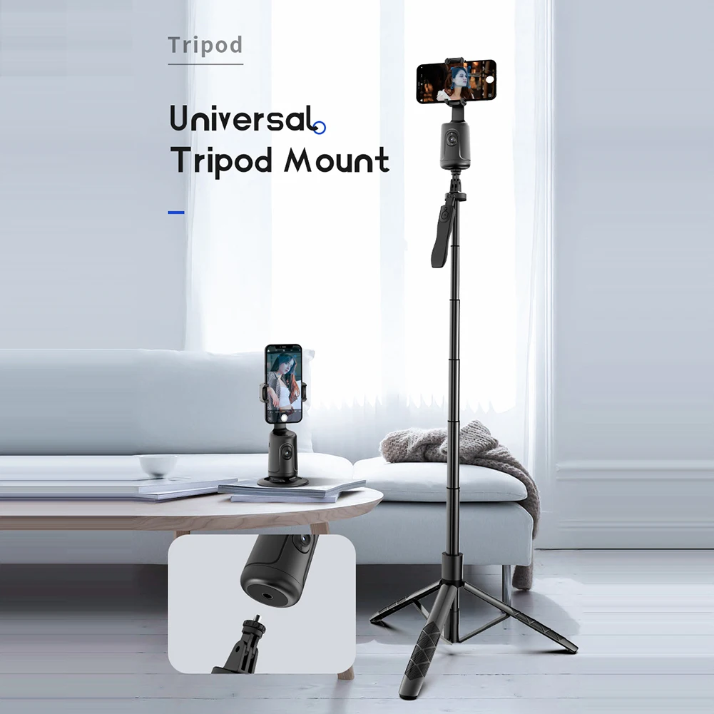 Intelligent Gimbal Stabilizer Smartphone Stabilizer Follow-up 360 Desktop Tracking Gimbal Selfie Stick Tripod for Record